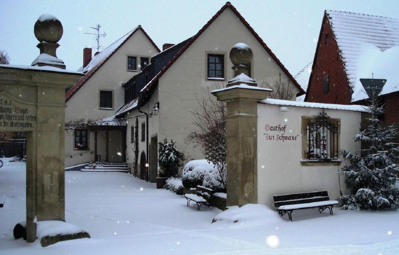 Gasthof Zur Schwane Abtswind Eksteriør billede